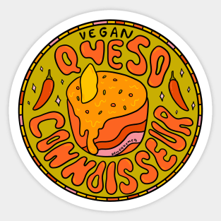 Vegan Queso Connoisseur Sticker